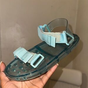 SALE- Melissa Aqua Transparent Sandals